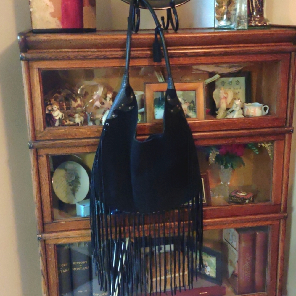 Fringe Hobo Bag